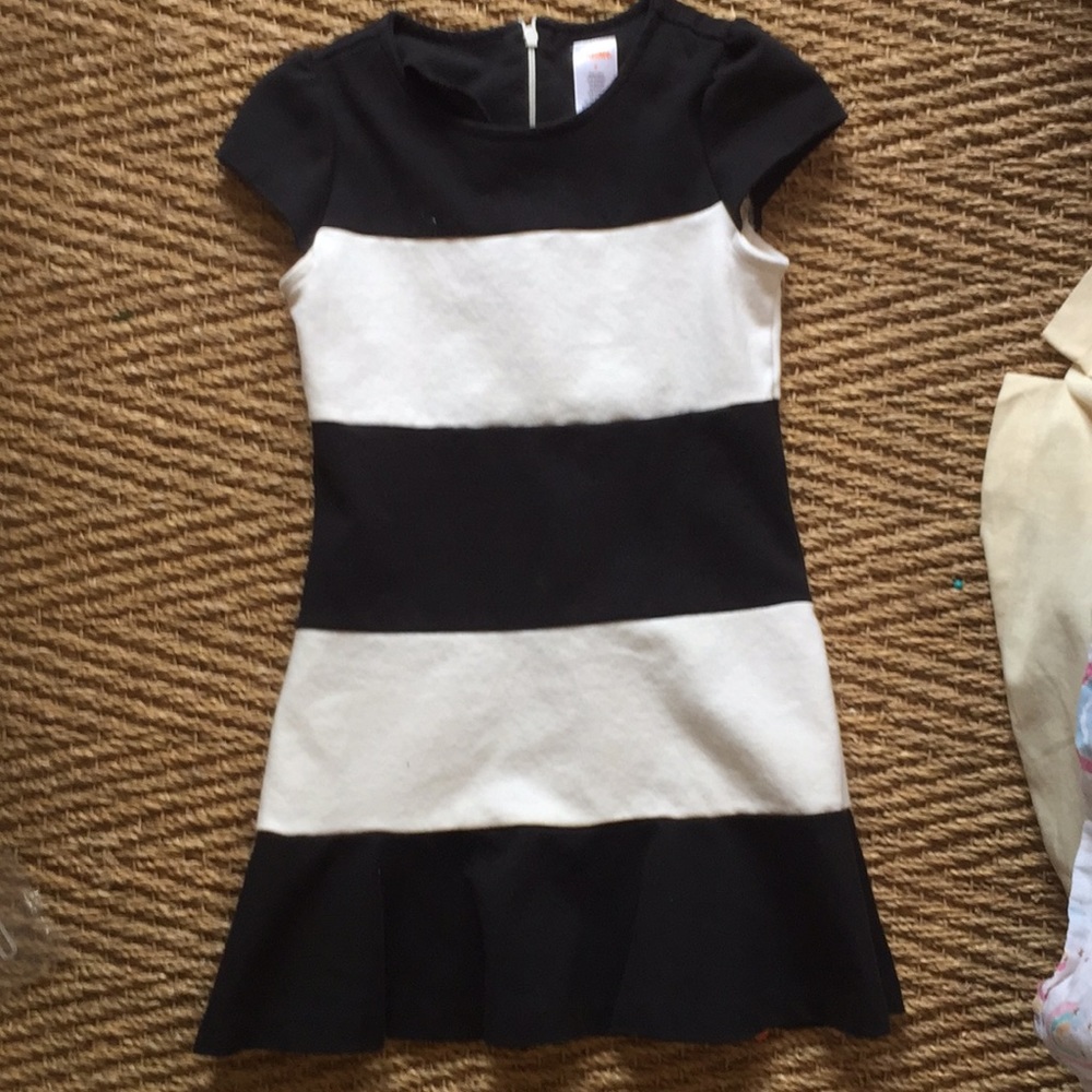 Gymboree size 7 dress black and white